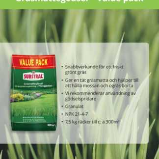 Produktblad Substral Gäsmattegödsel Valuepack