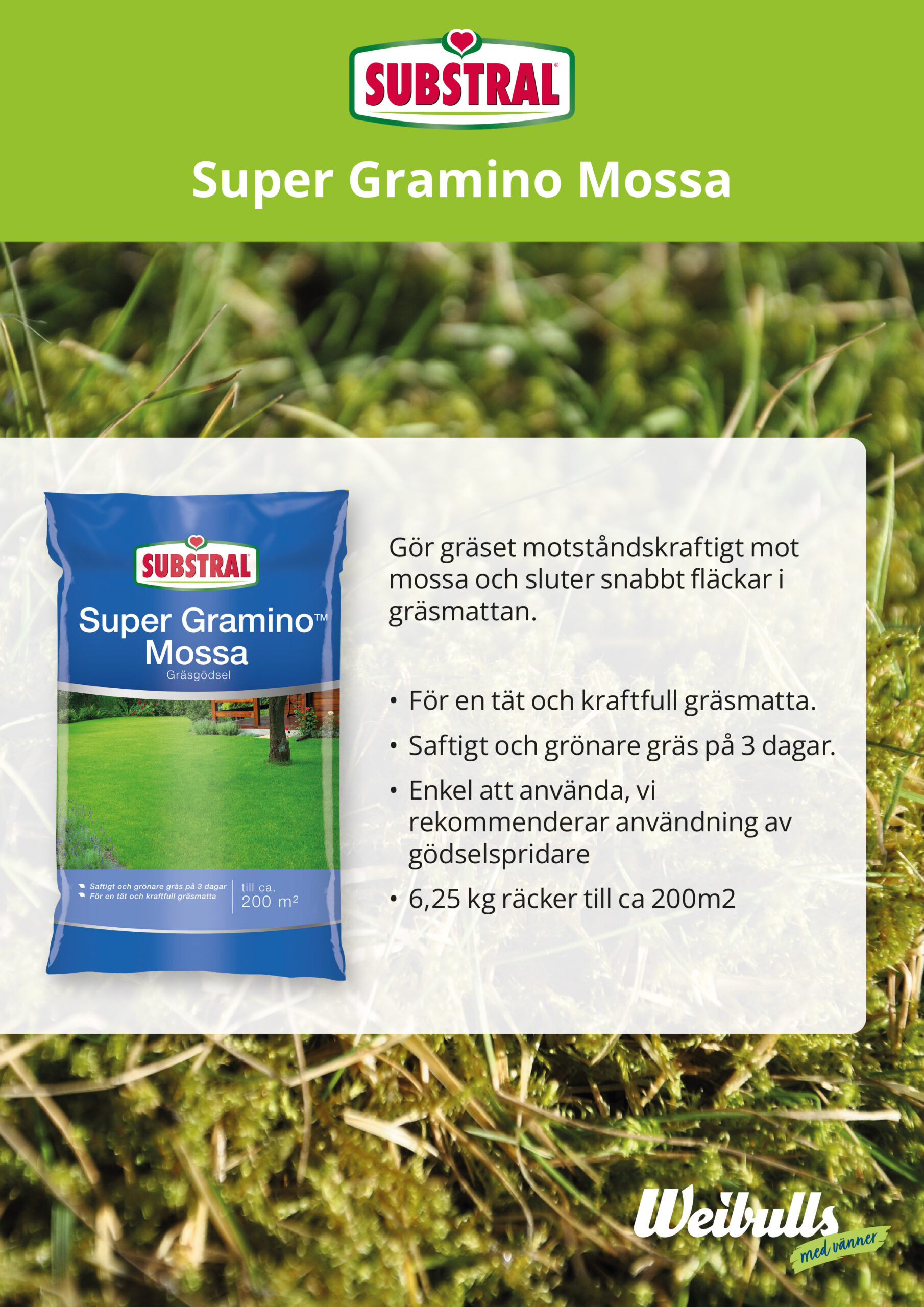 Produktblad Substral Super Gramino Mossa