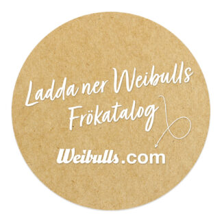 Weibulls skylt rund 150mm m häftkudde 25st/fp