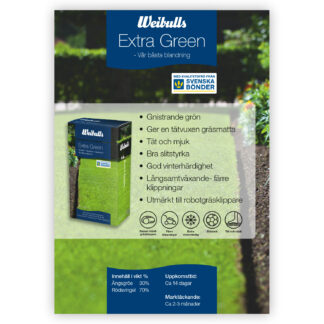 Produktblad Gräs Extra Green