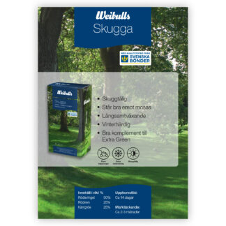 Produktblad Gräs Skugga