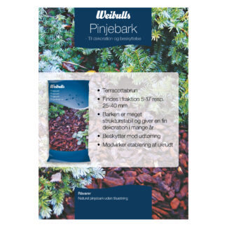 Produktblad Jord Pinjebark dansk