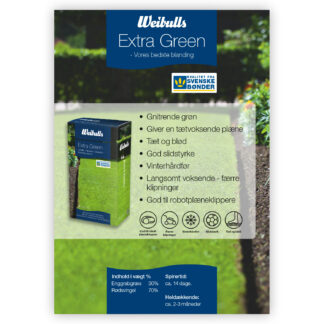 Produktblad Danmark Gräs Extra Green