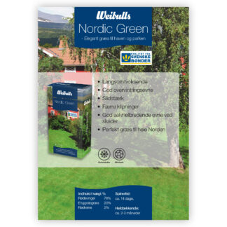 Produktblad Danmark Gräs Nordic Green