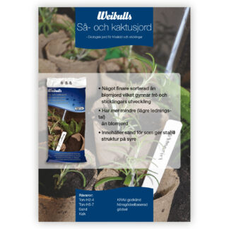 Produktblad Jord Så- och kaktusjord
