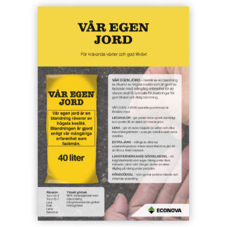 Produktblad Jord Vår egen jord 40L