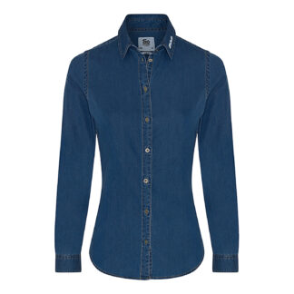 Jeansskjorta dam blå Weibulls