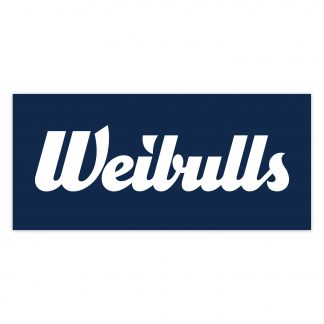 Skylt 90x41cm Weibulls