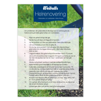 Tipsskylt Gräs A4 helrenovering